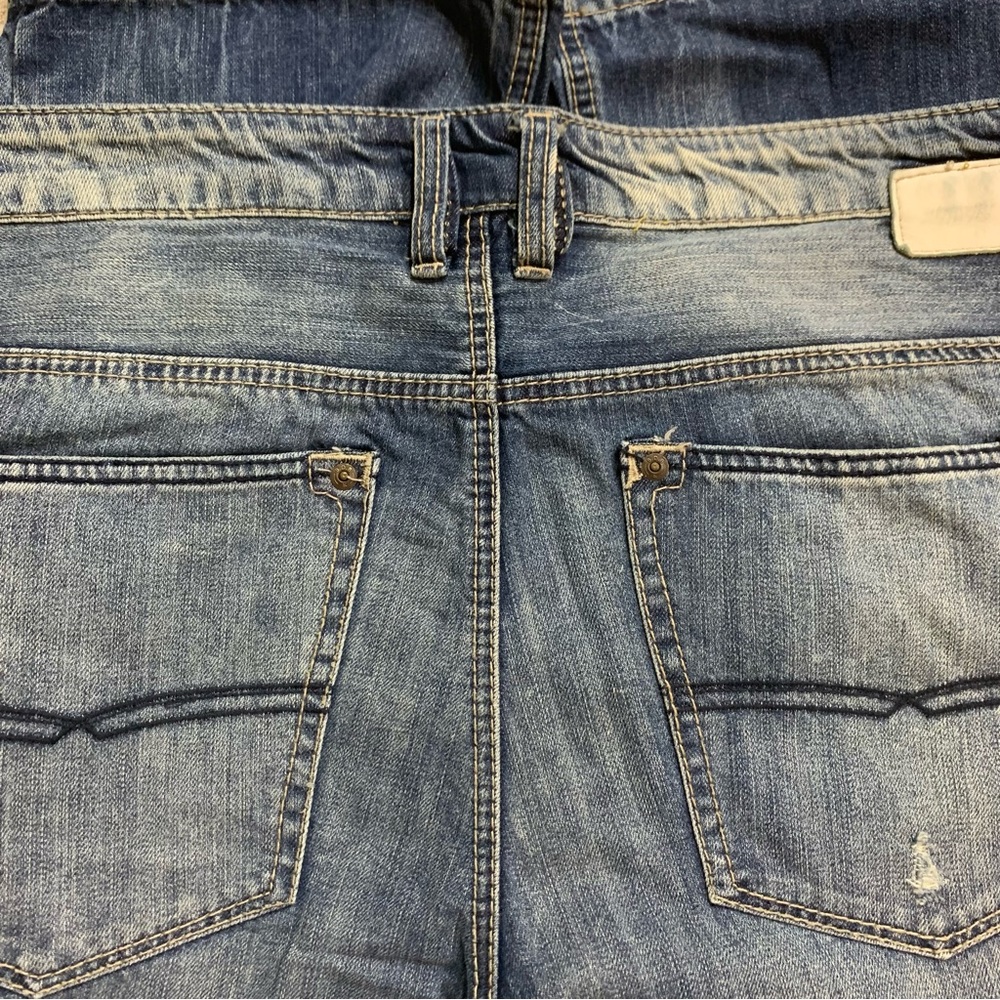 Buffalo David Bitton Six low rise slim straight leg blue jeans NWT 38X30 - Picture 7 of 11